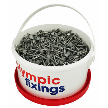 Olympic Fixings Galvanised Clout Nail (4 x 3kg Tub)