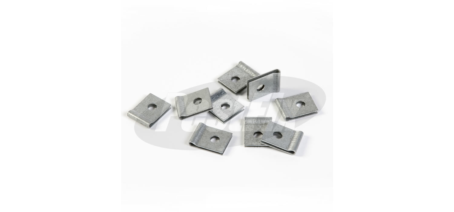 25 Wire Mesh Clips for 1/2" PEX Tubing 