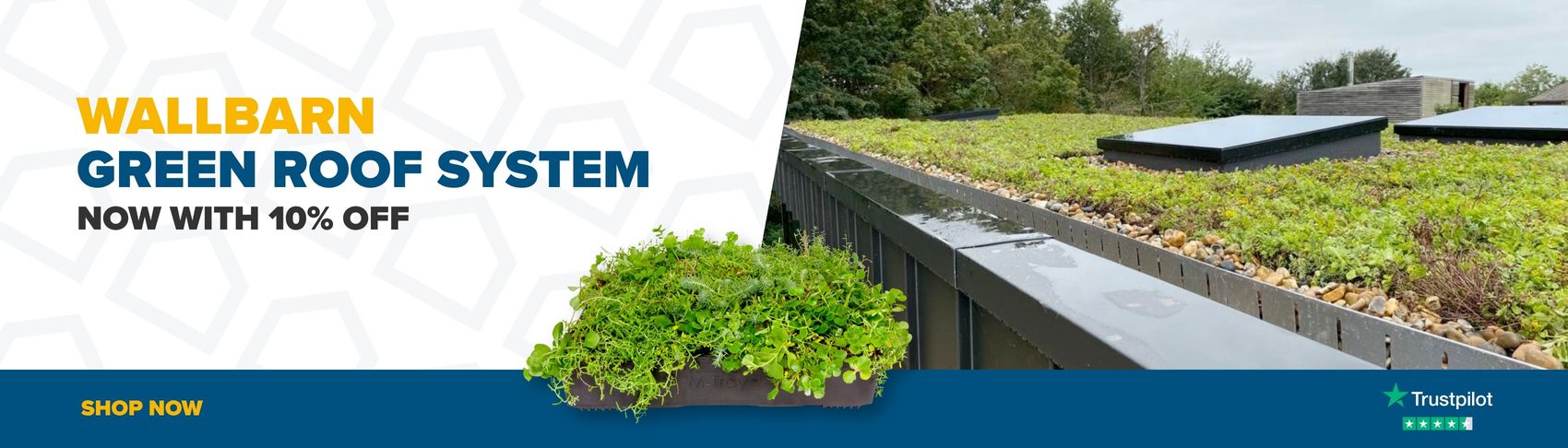 Wallbarn green roof system