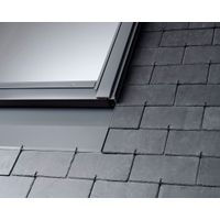 VELUX EDN CK06 2500 Pro+ Black Single Recessed Slate Flashing - 55cm x 118cm