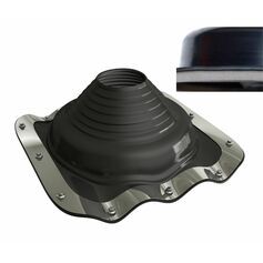 Dektite EZi-Seal Roof Pipe Flashing - Black EPDM (100 - 200mm)