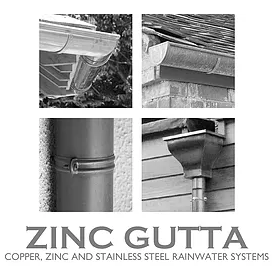 Zinc Gutta Zinc Large Ogee Corner - 135º External - 152mm x 130mm