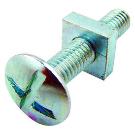 Olympic Fixings M8 Bright Zinc Plated Gutter Roofing Nuts &amp; Bolts (Box of 100)
