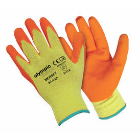 Olympic Fixings Mersey Buiders Multipurpose Orange Latex Glove