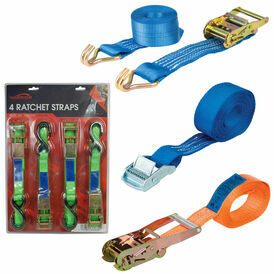 Olympic Fixings Blister Pack Ratchet Strap 25mm x 5m x 750kg