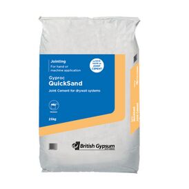 British Gypsum Gyproc Quicksand Plasterboard Jointing Cement - 25kg