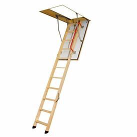 Fakro LWF 60 Fire Resistant Folding Wooden Loft Ladder and Hatch - 280cm