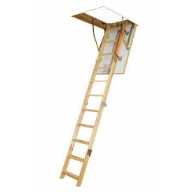Fakro LWK Komfort 4 Section Folding Wooden Loft Ladder and Hatch - 60 x 94 x 280cm