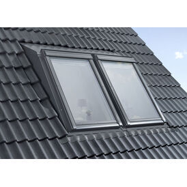 VELUX EAW FK06 6021E Low Pitch Tile Flashing For Twin Window - 66cm x 118cm