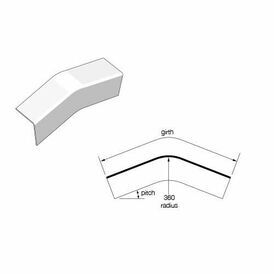 Eternit Cranked External Corner - 300mm x 1300mm