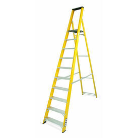 Lyte EN131-2 Professional Heavy Duty Fibreglass Platform Step Ladder