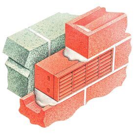 Cavibrick High Performance Plastic Airbrick - 220mm x 60mm x 70mm