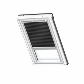 VELUX FMC 1047S Electric Pleated Blackout Energy Blind - Black