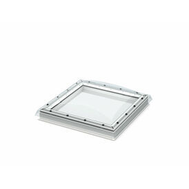 VELUX Fixed Opaque Flat Roof Dome/Window - 90cm x 90cm (Includes Base Unit & Top Cover)