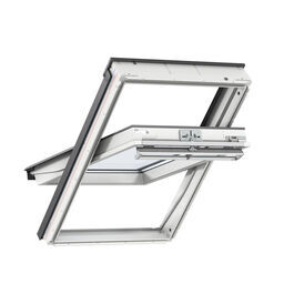 VELUX GGU PK06 0067 White Maintenance-Free Centre Pivot Window - 94cm x 118cm