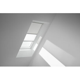 VELUX DFD SK06 1025 Manual Duo Pleated & Blackout Blind - White