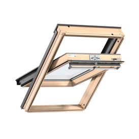 VELUX GGL SK08 307030 Pine Centre Pivot INTEGRA Solar Window - 114cm x 140cm