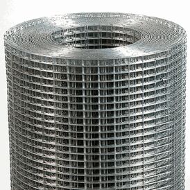 22G Galvanised Steel Rodent Proof Weldmesh (6.5mm x 6.5mm) - 0.9m x 6m Roll
