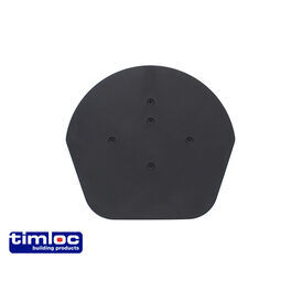 Timloc Ambi-Verge Ridge End Cap Half Round (Pack of 10)