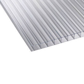 Corotherm/Marlon Clear Polycarbonate Multiwall Roof Sheet - 25mm
