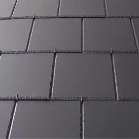 Cedral Birkdale Blue/Black Smooth Fibre Cement Slate Roof Tile - 600mm x 300mm (15 Per Band)