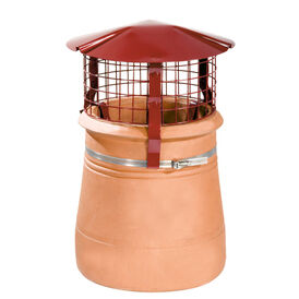 Brewer Solid Fuel Stainless Steel Birdguard Chimney Cowl (Fits Pots 6" - 10")