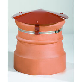Brewer Aluminium Chimney Capper For Disused Chimneys - Prevents Birds, Rain &amp; Debris (Fits Pots 150mm - 250mm)