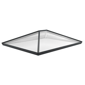 Korniche Aluminium Flat Roof Window Lantern - 1m x 1m (No Rafters Included)