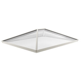 Korniche Aluminium Flat Roof Window Lantern - 2m x 2m (No Rafters Included)