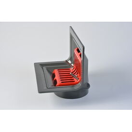ACO Two-Way Screw Aluminium Roof Balcony Outlet (Flat Grate)