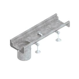 ACO DeckLine 125 Level 50mm Invert End Outlet Drainage Channel - 1000mm