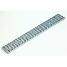 ACO FreeDeck Galvanised Steel Rectangular Hole Drainage Grate - 500mm x 123mm x 20mm