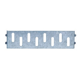 ACO FreeDeck Shallow Channel Drain Fixed End Plate - 25mm (Galvanised)