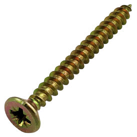 Olympic Fixings Chipboard Screws Pozi Zinc & Yellow Passivated