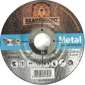 Beaverdisc Metal Grinding Discs 115 x 6 x 22mm Packs of 5