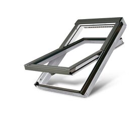 Fakro FTW-V P5 White Acrylic Centre Pivot Window Triple Glazed (134cm x 118cm)