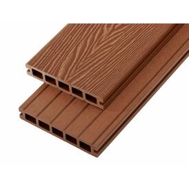 Cladco Woodgrain Effect Hollow Domestic Grade Composite Decking Board