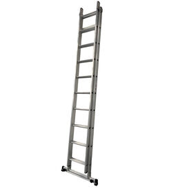 Aluminium Dmax Double Extension Ladder with Stabiliser Bar - 2 x 10