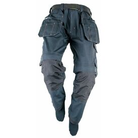 Unbreakable High Quality Harrier Viz Black Extreme Trouser