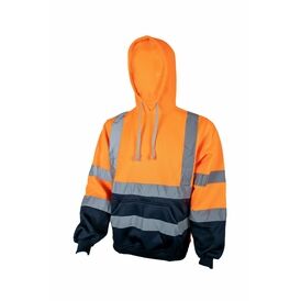 Unbreakable Sherman Orange/Navy Hi Visibility Hoody Gort