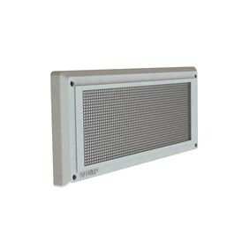 Preventavent Stainless Steel with Plastic Frame Small White