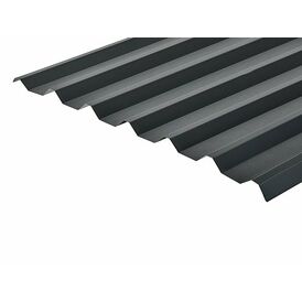 Cladco 34/1000 Box Profile 0.7mm Metal Roof Sheet - Anthracite (PVC Plastisol Coated)