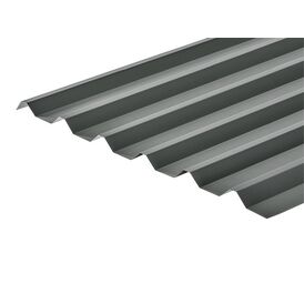 Cladco 34/1000 Box Profile 0.7mm Metal Roof Sheet - Merlin Grey (PVC Plastisol Coated)