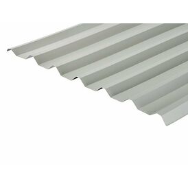 Cladco 34/1000 Box Profile 0.5mm Metal Roof Sheet - Goosewing Grey (PVC Plastisol Coated)
