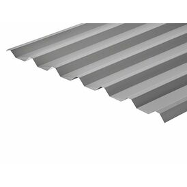 Cladco 34/1000 Box Profile 0.7mm Metal Roof Sheet - Light Grey (Polyester Paint Coated)