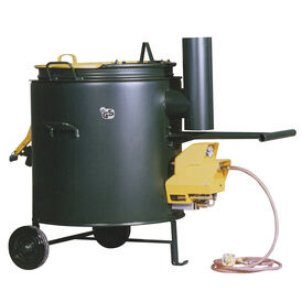 Grun Round Bitumen Boiler & Burner - 119 Litre / 26 Gallon