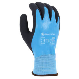 Blackrock Watertite Waterproof Latex Grip Work Glove For Wet & Dry Conditions - Blue