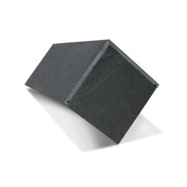 Mayan Natural Slate All-in-One RealRidge Ridge Block End - Graphite
