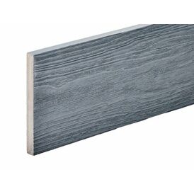 Cladco Capstock PVC-ASA Premium Woodgrain Effect Decking Fasica Board (140 x 15mm x 3.6m)