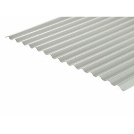 Cladco 13/3 Corrugated Profile 0.7mm Metal Roof Sheet - Goosewing Grey (PVC Plastisol Coated)